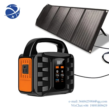 YYHCWholesale Резервный Солнечный Генератор Мощностью 100 Вт 42000mAh Литиевая Батарея Источник Питания Портативный Банк Питания