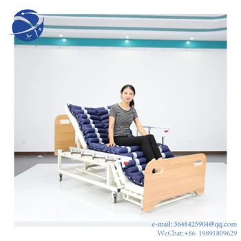 YYHCElectric Кровать для домашнего ухода с обеденным столом из деревянных досок, используемая для домашней больницы и отеля