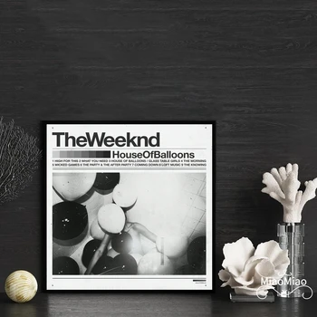 The Weeknd House Of Balloons Обложка музыкального альбома, плакат, художественная печать на холсте, домашний декор, настенная живопись (без рамки)