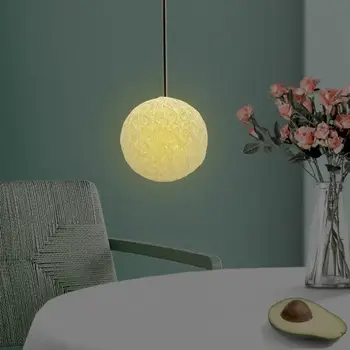 Подвесной светильник с абажуром, светильник в клетку, бумажный веревочный шар, абажур для отеля