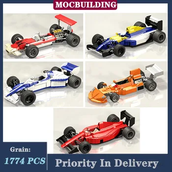 MOC Racing 1: 8 Модель Building Block Assembly City Sports Car F1 Boy Collection Toys DIY Gifts