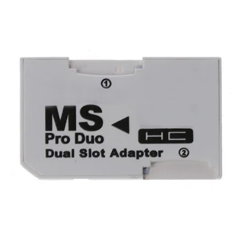 Устройство чтения карт памяти Memory Stick Pro Duo Адаптер для карт Micro-SD TF к MS Pro с двумя Слотами для Sony PSP Геймпад для PSP Карты