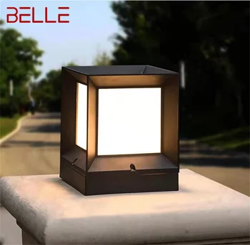 BELLE Outdoor Solar Cube Light LED Водонепроницаемая лампа на столбе для дома, сада и двора