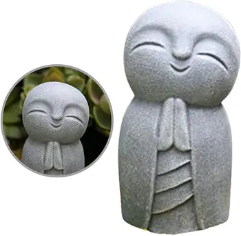 Статуя Дзидзо, Маленький Будда Дзидзо, Скульптуры Исцеляющего Монаха Дзидзо, Милая Молящаяся Статуя Для Декора Сада На Открытом Воздухе, Коллекционная Статуэтка В Подарок