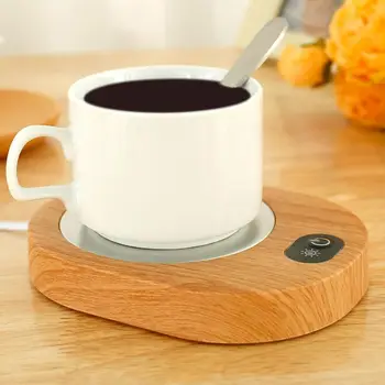 Аксессуары для чашек Подогреватель для кофейных кружек Сенсорный переключатель с 3 настройками температуры USB Подогреватель для чашек USB 55-65 ℃