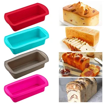 Бытовая Прямоугольная Силиконовая форма для конфет, тостов, Пасхального хлеба, кухонных принадлежностей 
